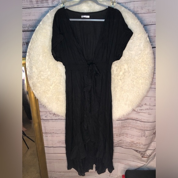 Women's Black Swim Coverup Large NWOT - Picture 3 of 13